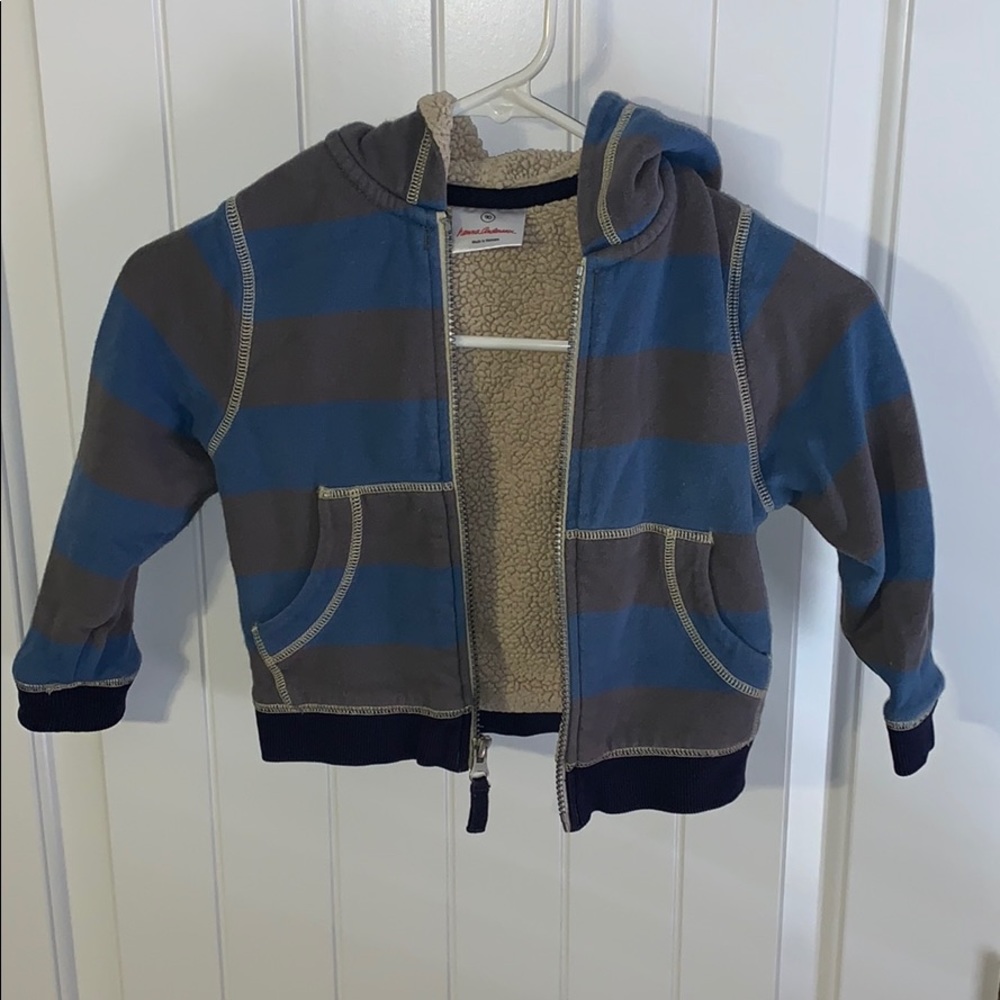 Hannah Anderson Boys Zip Up Hooded Sweatshirt